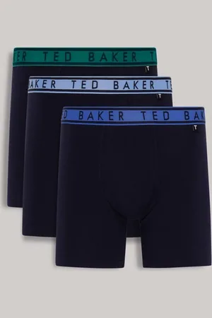 Ted Baker Bayou Bachelors Mazarine Boxer Briefs 3 Packsmall