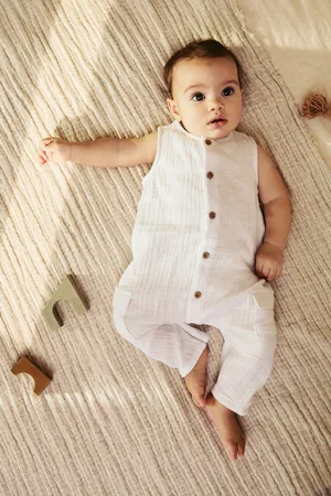 Next Geweven babyrompertje van 100% katoen (0 mnd