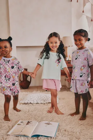 Next 100% Cotton Minnie Shorts Pyjamas 3 Pack (9mths-12yrs)98104cm