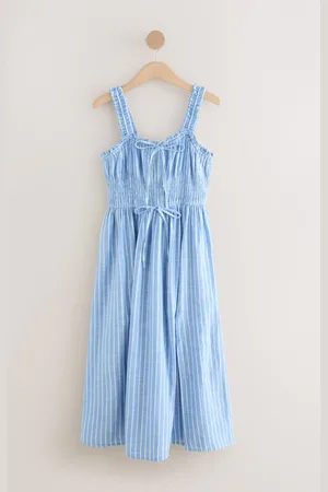 Next Strappy Tie Front Midi Dress52