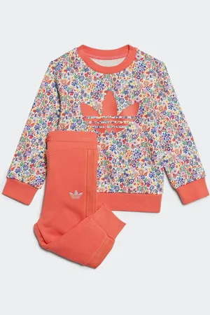 adidas Blue Floral Liberty London Crew Tracksuit6268cm