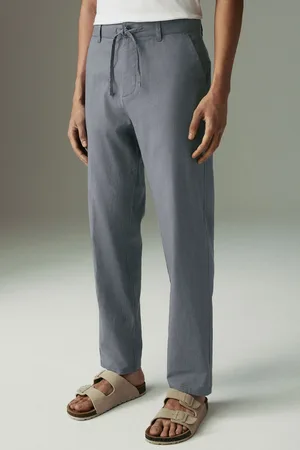 Next Linnen katoenen chinobroek38l