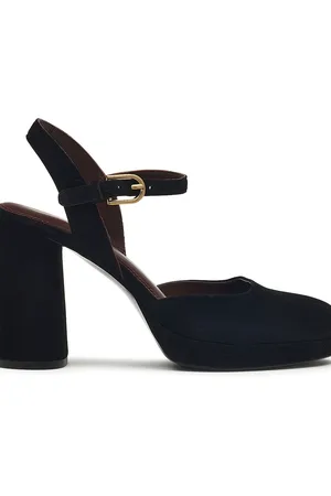 Radley Ivydale Crescent 2-Part Platform Heel Black Shoeseu39