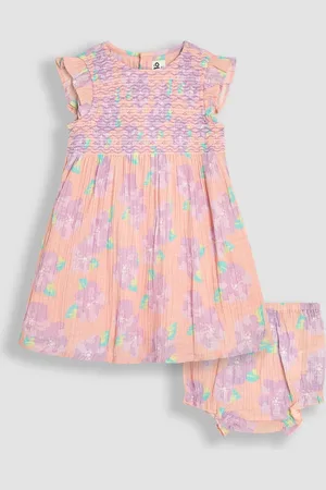 JoJo Maman Bébé Floral Smocked Summer Dress8086cm