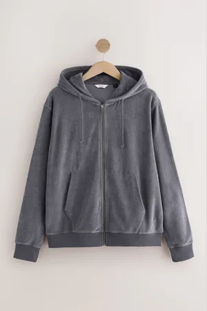 Next Hoodie van badstof met rits5X-Large