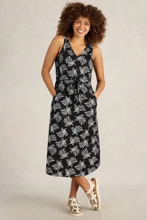 White Stuff Heidi 100% Cotton Jersey DressLarge