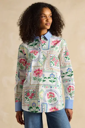 Joules Amilla Longline Relaxed Fit Shirt44