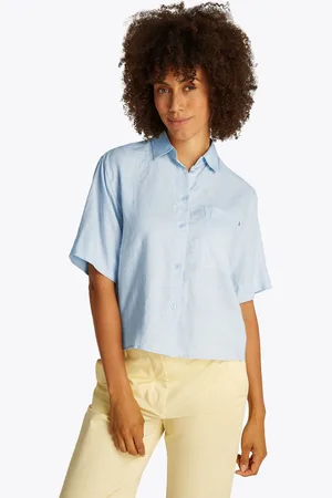 Tommy Hilfiger Linen Short Sleeve 100% Linen Shirt34
