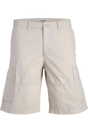 JACK & JONES Relaxed Fit 100% Cotton Cargo ShortsSmall