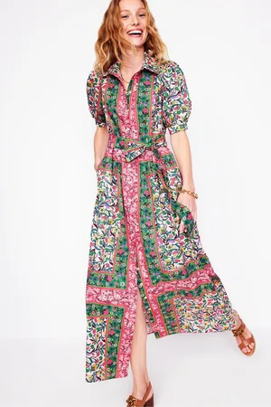 Boden Alexa 100% Cotton Maxi Shirt Dress38