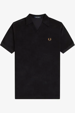 Fred Perry Open Collar Towelling Polo ShirtX-large