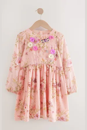 Next Long Sleeve Embellished Dress (3-10yrs)122128cm