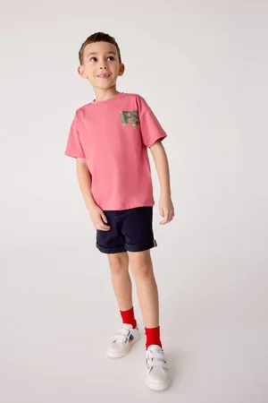 Paul Smith Boys Red/Mint Green 100% Cotton Signature Relaxed T-Shirts Set 3 Pack152158cm