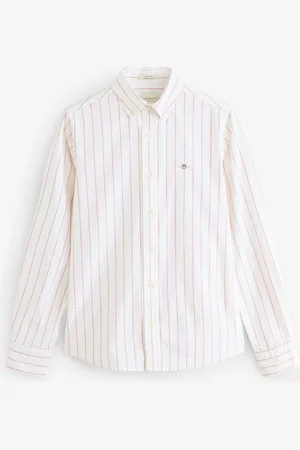 GANT 100% Cotton Stretch Slim Fit Striped Oxford Shirtxlarge