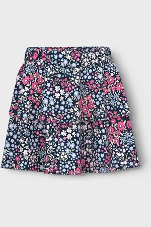 NAME IT Ditsy Floral Print Ruffle Skirt152158cm