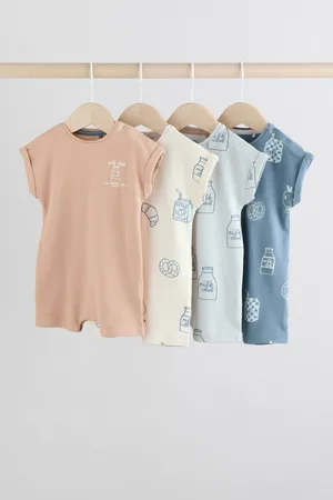 Next 100% Cotton Rompers 4 Pack6874cm