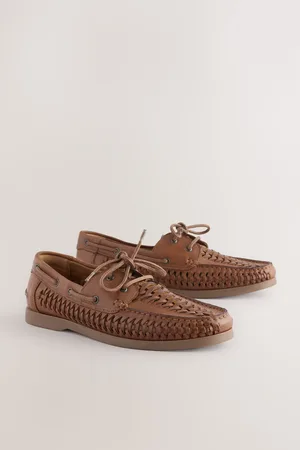 Next Leather Woven Boat Shoesuk10eu44