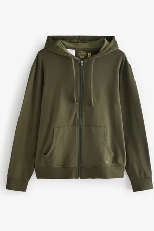 Ralph Lauren Loungewear Zip Through Jersey Stretch HoodieLarge
