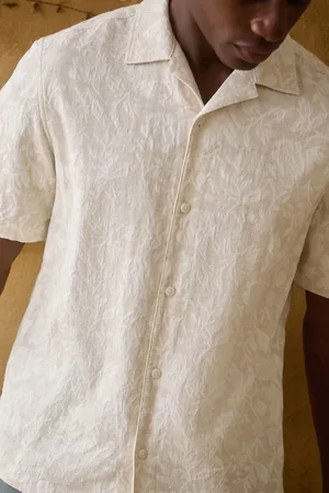 Next Jacquard Printed Short Sleeve Shirt3X-Large