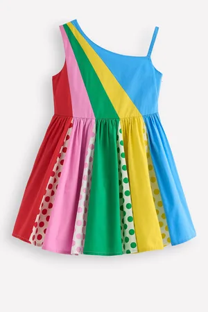 Boden One Shoulder Woven Dress134140cm