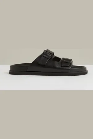 Reiss Philip Leather Double-Strap Sandalsuk10eu44