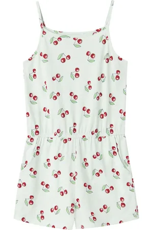 NAME IT Cherry Print Cotton Playsuit116122cm