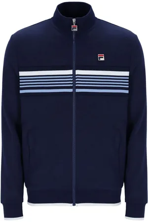 Fila Vasco Cut and Sew Track Jacket Jacquard TapeMedium