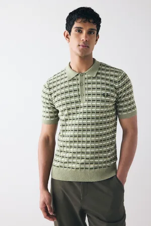 Fred Perry Boucle Ribbed Knitted Shirt2X-Large