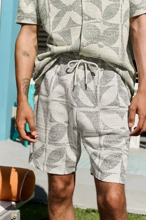 Next Textured Print Jersey ShortsX-large