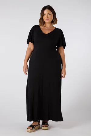 Live Unlimited London Jersey V-Neck Maxi Dress42