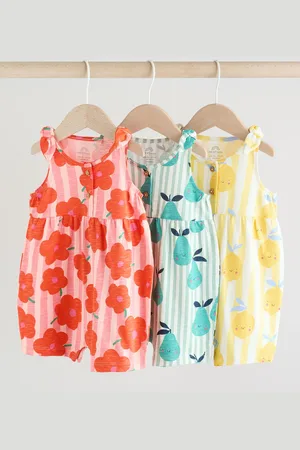 Next 100% Cotton Baby Jersey Rompers 2 Pack5662cm