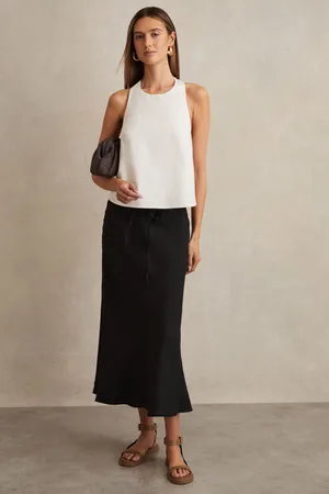 Reiss Roxi Slip Midi Skirt32