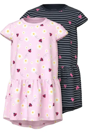 NAME IT Capsleeve Printed Dresses 2 Pack110116cm