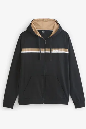 HUGO BOSS 100% Cotton Authentic Logo Hooded JacketX-large