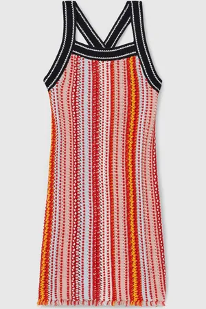 Reiss Amira Cotton Striped Knit Dress158164cm