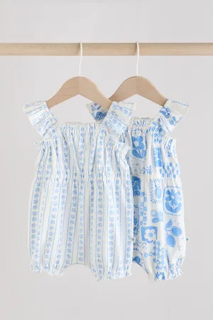 Next 100% Cotton Baby Rompers 2 Pack8086cm