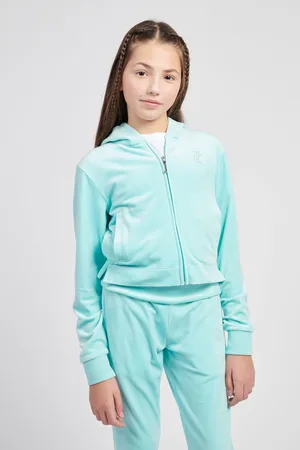 Juicy Couture Girls Arch Zip-Thru Diamante Hoodie128134cm