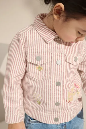 Next 100% Cotton Stripe Emb Western Jacket (3mths-7yrs)8086cm