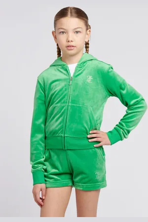 Juicy Couture Ruitvormige hoodie met rits122128cm