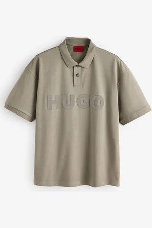 HUGO BOSS Tonal Logo 100% Cotton Polo ShirtLarge