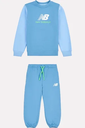 New Balance Kids 100% Cotton Crew Top & Joggers Set8692cm