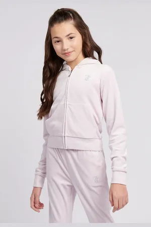 Juicy Couture Ruitvormige hoodie met rits134140cm
