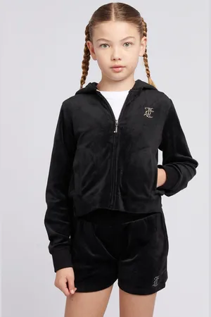 Juicy Couture Girls Arch Zip-Thru Diamante Hoodie122128cm
