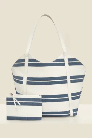 Sosandar Stripe Large Beach Bageen