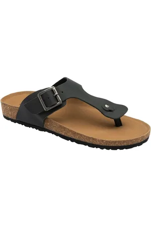 Dunlop Mens Toe-Post Leather Mulesuk10eu44