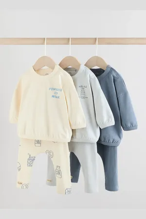 Next 6-delige babyset van tops en leggings6268cm