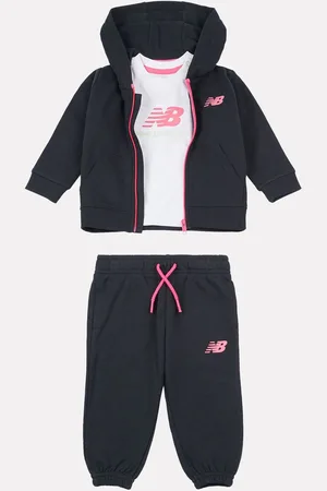 New Balance Kids Full Zip Hoodie 100% Cotton Short & T-Shirt Set8086cm