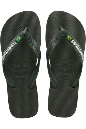 Havaianas Groene sandalen met Brazilië-logo6-7EU39-40