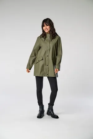 ONLY Water Resistant Raincoat With HoodXL 16