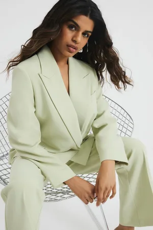 River Island Oversized Petite Double Breasted Blazer10 XS